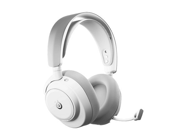 Auriculares gaming - SteelSeries Arctis Nova Pro Omni, Cancelación activa de ruido (ANC), Autonomía 30 h, Certificado Hi-Res Wireless, Blanco