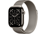 Apple Watch Series 11 (2025), GPS+CEL, 46 mm, Caja de titanio Natural, Correa Milanese Loop Natural, S/M, Calidad del sueño, 24h Autonomía