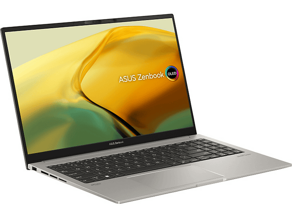 Portátil - ASUS ZenBook 15 OLED UM3504DA-MA444W, 15.6" 2.8K, AMD Ryzen™ 7 7735U, 16GB RAM, 512GB SSD, Radeon™ 680M, Windows 11 Home