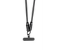 Cordón para móvil - Panda Lanyard, 1.2m Cable, USB-C, Goma, Carga rápida, 60W, Negro