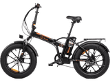Bicicleta plegable - Youin Texas, 250 W, Velocidad máx. 25 km/h, Autonomía 45 km, Pantalla LCD, Luz Frontal y Trasera, Negro
