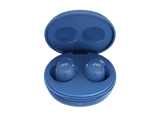 Auriculares True Wireless - JVC Gumy Mini HA-A6T, Control táctil, Autonomía 23 horas, Compatible con asistente de voz, IPX4, Azul + Estuche de carga