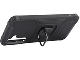 Funda móvil - ISY ISC 6109, Samsung, Galaxy A16 5G, Resistente al agua y golpes, Soporte Plegable Integrado, Negro