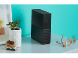 Disco duro externo 12 TB - Western Digital WD My Book, Sobremesa, Compatible Mac, Protección con Contraseña, Copias de seguridad, Negro