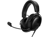 Auriculares gaming - HyperX Cloud III, Con cable, Audio espacial DTS®, Compatible PS5, XBOX Series X|S, Switch, Mac y móviles, Negro
