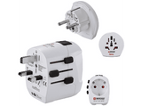 Adaptador de viaje - Hama World Travel Pro Light USB World Universal, blanco