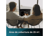 Chimenea eléctrica - Cecotec ReadyWarm 2000 Flames, 2000 W, 2 niveles, Termostato ajustable, Control de llamas, Black