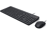Pack Teclado + Ratón - HP HP150, USB-A, Indicadores LED, Recorrido de teclas de perfil bajo, Negro