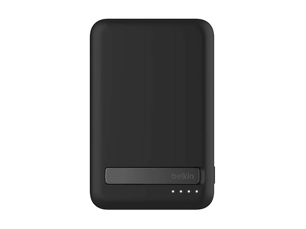 Powerbank - Belkin BPD006btBK, 5000 mAh, 1x USB-C, Carga inalámbrica, 15W, Qi2 y MagSafe, Negro