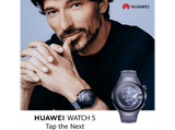Smartwatch - Huawei Watch 5, 46mm, 32 GB, NFC, Llamadas celulares eSIM, Morado+ FreeBuds6I
