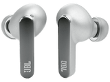 Auriculares True Wireless - JBL Live Pro 2, De botón, BT 5.2, Hasta 40 horas, IPX5, Plata + Estuche de carga