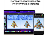 Apple MacBook Air (2022) MLY13Y/A, 13.6 Retina, Chip M2 Apple, CPU de 8 núcleos, GPU de 10 núcleos, 24GB RAM, 256GB de SSD, USB-C 70W, Blanco