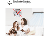 Aire acondicionado Split 1 x 1 - LG PLUSWF12X, 3010 fg/h, WiFi, Gold Fin™, Smart Diagnosis, Blanco