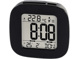 Despertador - Hama RC 45, LCD, 2 pilas, 12/24h, Alarma de velocidad, Negro