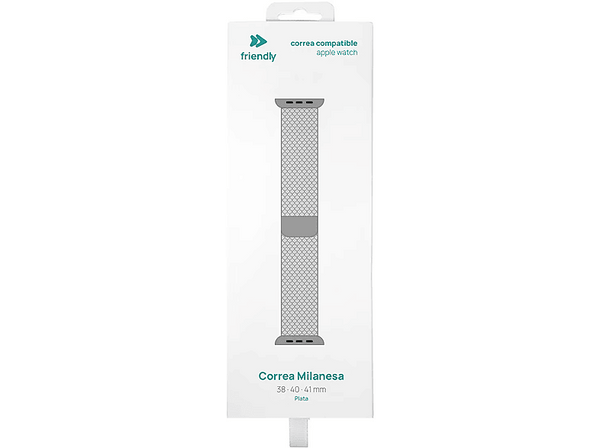 Correa - Friendly License, Milanese, Apple Watch 38/40/41 mm, Plata