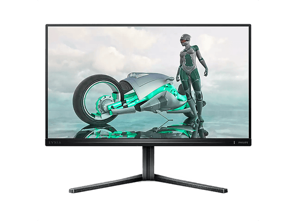 Monitor gaming - Philips Evnia 25M2N3200W/00, 24.5 ", Full-HD, 1 ms GtG, 240 Hz, HDMI, DisplayPort, Salida de audio, FreeSync Premium, Gris oscuro