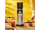 Máquina gasificadora de agua - SodaStream Duo Starter Pack, Conexión rápida de CO2 (Quick Connect), 2 Botellas, 3 niveles gasificación