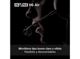 Auriculares gaming - Sony Inzone H6 Air, Micrófono con Brazo Desmontable, 360 Spatial Sound, Carcasa abierta, Cable, Ultraligero, PC/PS5, Negro