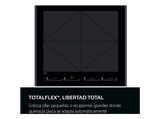 Placa inducción - AEG TR64IT00FB, 4 zonas Flex de 22 cm, Función Puente, Mandos independientes, 59 cm, Negro