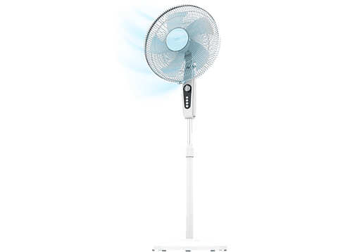 Ventilador de pie - Cecotec EnergySilence 515 MaxFlow White, 45 W, 3 velocidades, 16