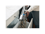 Aspirador escoba - Shark PowerPro IZ380EU, 181 W, 50 min Autonomía, Sistema antialergias Anti-Allergen Complete Seal, Plata/Azul