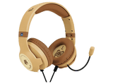 Auriculares gaming - Hori Animal Crossing, Micrófono flexible, Almohadillas acolchadas, Diafragma de imanes de neodimio de 40 mm, Madera