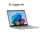 Portátil - Microsoft Surface Laptop Copilot+ PC, 13 FHD, Qualcomm® Snapdragon® X Plus , 16GB RAM, 512GB SSD, Adreno™ Onboard Graphics, WINDOWSHome,Plata