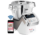 Robot de cocina - Moulinex HF906 i-Companion XL, 1550W, 16000 rpm, 13 vel., 4 funciones, 4.5 L, Bluetooth