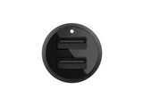 Cargador USB para coche - Belkin CCB001btBK, Dispositivos con carga USB-A, Doble puerto, 24W con 12 vatios por puerto, Negro