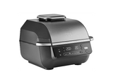 Freidora de aire - Ninja EG351EU, 1760 W, Parrilla, 5 Funciones de Cocción, Sensor de Cocción Digital/Termómetro, Negro/Plata