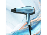 Secador - BaByliss Demin Luxe D251PE, 2200W, 3 Temperaturas, 2 Velocidades, Aire Frío, Antiencrespamiento, Azul