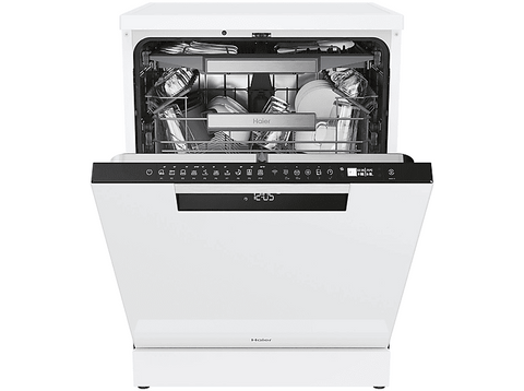 Lavavajillas - Haier I-Pro Shine Series 3 XF 5C4M1W, 15 servicios, 10 programas, 60 cm, Motor Inverter, Wi-Fi, Blanco