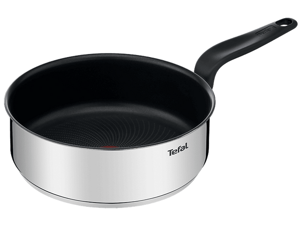 Sartén - Tefal Primary E30932, 24 cm, Acero inoxidable, Revestimiento antiadherente, Compatible con inducción, Garantia de 10 años.