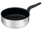 Sartén - Tefal Primary E30932, 24 cm, Acero inoxidable, Revestimiento antiadherente, Compatible con inducción, Garantia de 10 años.