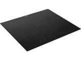 Placa inducción - Haier HAI63DC, 3 Zonas, Zona gigante de 32 cm, 9 Niveles de potencia + Booster, Negro