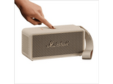 Altavoz inalámbrico - Marshall Middleton II, Bluetooth, 30 h Autonomía, Micrófono integrado, IP67, Crema
