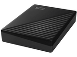 Disco duro externo 4 TB - WD My Passport, Portátil, HDD, USB 3.2, Funciona con Chromebook, Negro