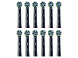 Recambio para cepillo dental - Oral-B Pro CrossAction, Cabezales De Recambio, Pack de 12 unidades, Negro