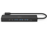 Hub - Hama 00200144, 6 Conexiones, 3x USB-A, 1x USB-C, 1x HDMI, 1x LAN, 5 Gbps, Negro