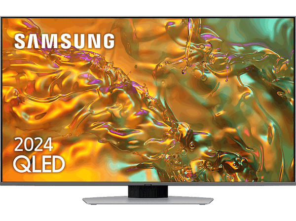 TV QLED 50" - Samsung TQ50Q80DATXXC, QLED 4K, Procesador NQ4 AI Gen2 , Smart TV, DVB-T2 (H.265), Eclipse Silver