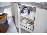 Centro de planchado - Philips GC6720/30, 2400 W, 300 g/min, 5.2 bar, Suela de cerámica, Blanco y Morado