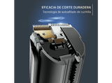 Cortapelos - Rowenta TN5224 Advancer, 29 longitudes, Recortadora cabello y barba, 2 peines, 120 min autonomía, Corte preciso, Acero Inox, Negro