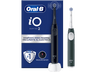 Cepillo eléctrico - Oral-B iO 2, Pack de dos cepillos eléctricos, 2 cabezales, Diseñados por Braun, Negro Noche y Verde Bosque
