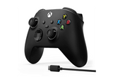 Mando Xbox - Microsoft Mando Inalámbrico Bluetooth + cable USB-C®, Negro, Para Xbox Series X|S, Xbox One, PC, Android, iOS, Mac