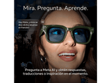 Gafas IA - Meta Capri, Negro clásico, Lentes Transitions® en gris, Gafas con IA y cámara, Talla Estándar, Unisex
