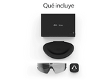 Gafas IA - Meta Oakley Vanguard, Cámara Sony Ultra gran angular 12 MP, Blanco y lentes en negro