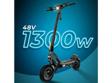 Patinete eléctrico - Cecotec Bongo Serie Z Power Mountain, 1300 W, 800 W, Autonomía 60 km, Inclinación 20%, Ruedas Off Road 10.5, SX2, Black
