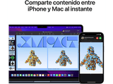 Apple MacBook Air (2022) MLY33Y/A, 13.6 Retina, Chip M2 Apple, CPU de 8 núcleos, GPU de 10 núcleos, 8GB RAM, 256GB de SSD, USB-C 35W, Medianoche
