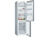 Frigorífico combi - Bosch KGN36VLDB, Total no frost, 186 cm, 326 l, VitaFresh, Acero mate antihuellas