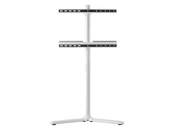 Soporte TV - One For All Float, Para TV enntre 32"- 90", VESA Max 600 x 400, Carga hasta 50 kg, Altura ajustable, Organización de cables, Blanco